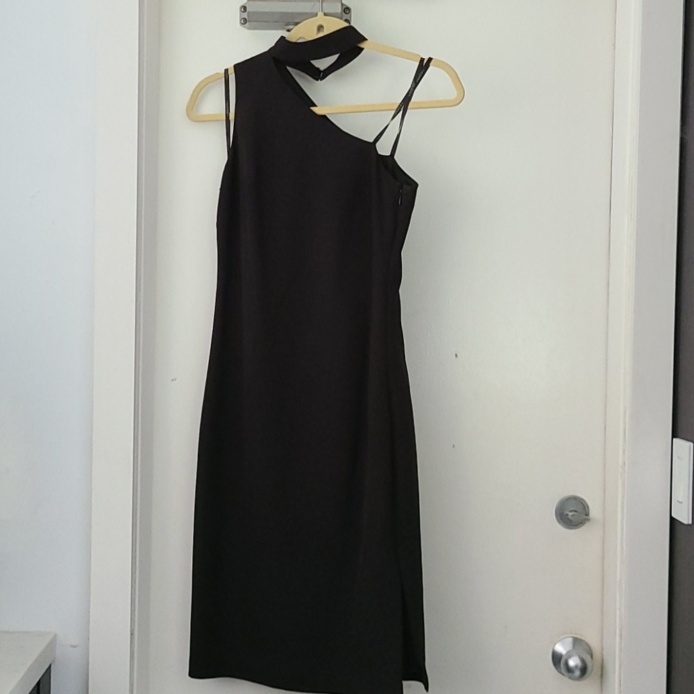Laundry Black one shoulder size 2